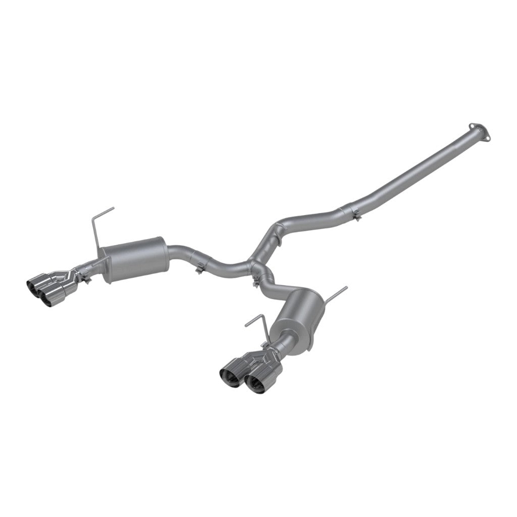 MBRP S4800304 Cat-Back 3" Armor Pro (T304 Stainless Steel / Dual) for SUBARU WRX / WRX STI (VA) 2015-2021 Photo-0