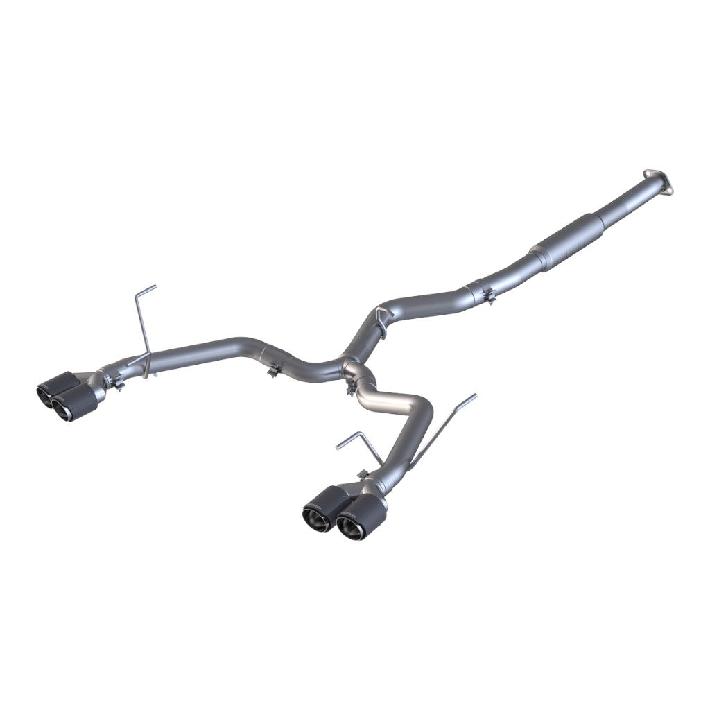 MBRP S48023CF Cat-Back 3" Armor Pro (T304 Stainless Steel / Dual with Carbon Tips) for SUBARU WRX / WRX STI (VA) 2015-2021 Photo-0