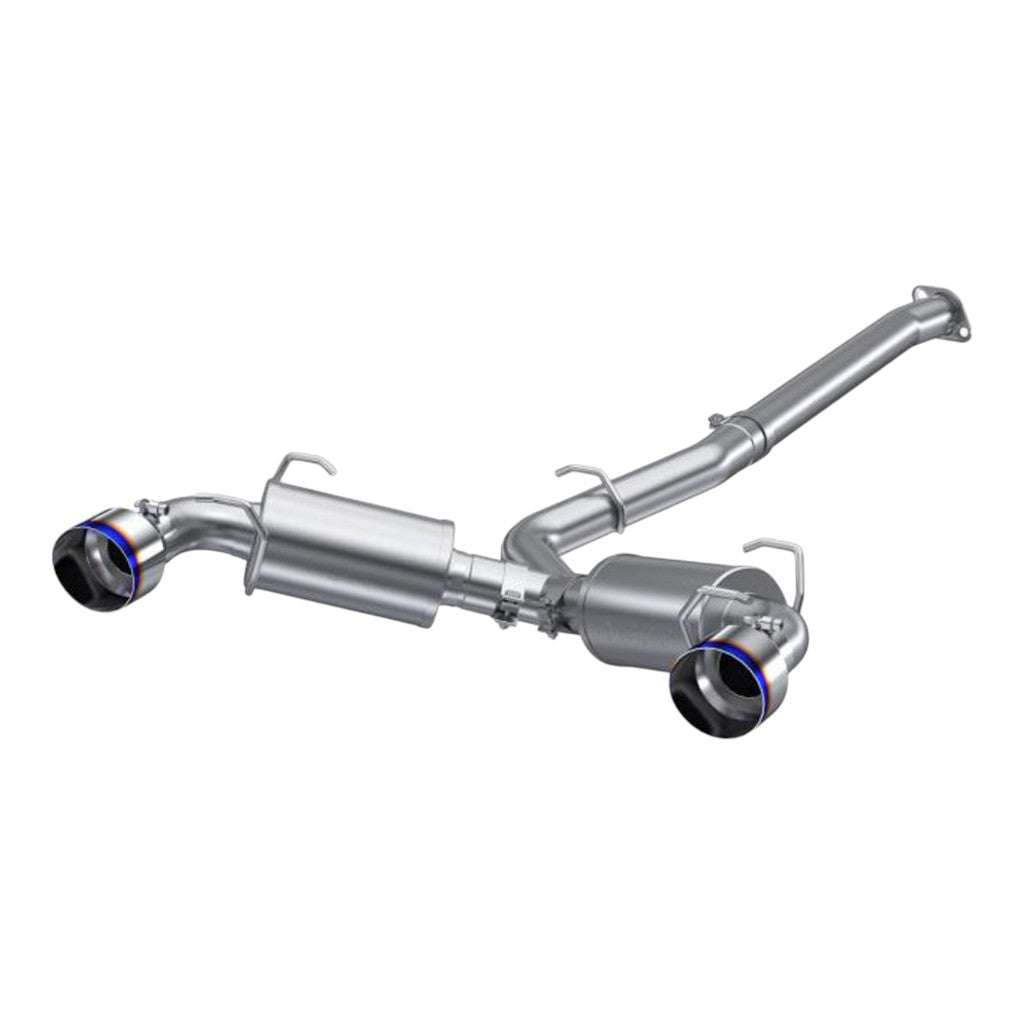 MBRP S48043BE Cat-Back 3" Armor Pro (T304 Stainless Steel / Dual with Burnt End Tips) for TOYOTA GR86 (ZN8) / SUBARU BRZ (ZD8) Photo-0