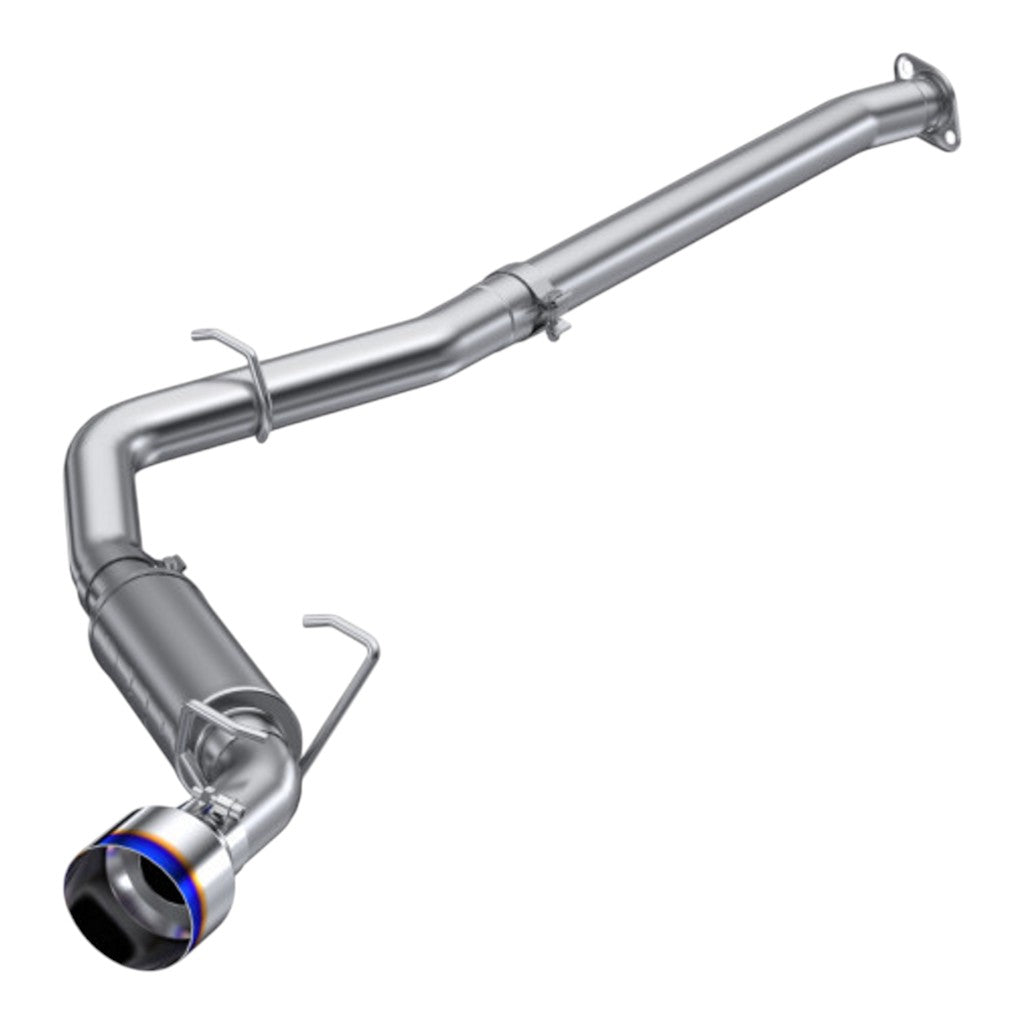 MBRP S48063BE Cat-Back 3" Armor Pro (T304 Stainless Steel / Single with Burnt End Tips) for TOYOTA GR86 (ZN8) / SUBARU BRZ (ZD8) Photo-0
