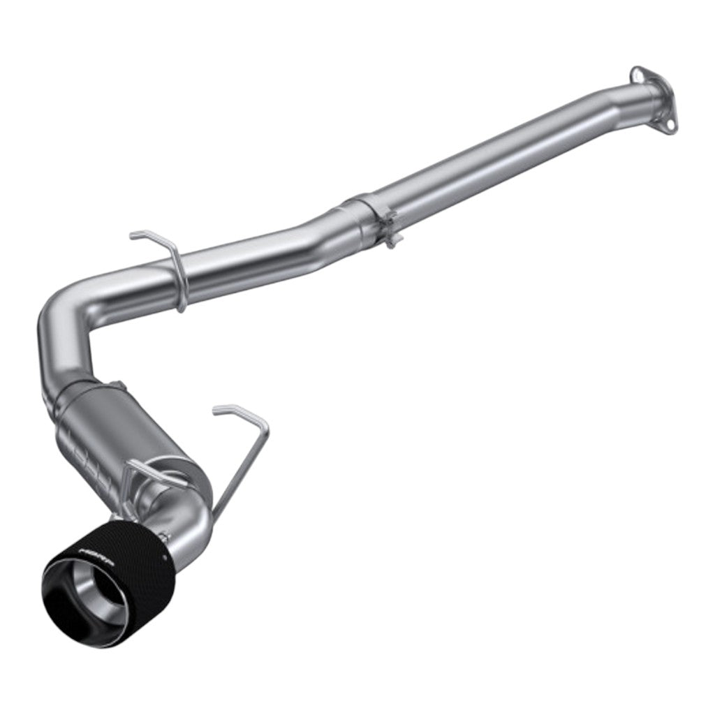 MBRP S48063CF Cat-Back 3" Armor Pro (T304 Stainless Steel / Single with Carbon End Tips) for TOYOTA GR86 (ZN8) / SUBARU BRZ (ZD8) Photo-0