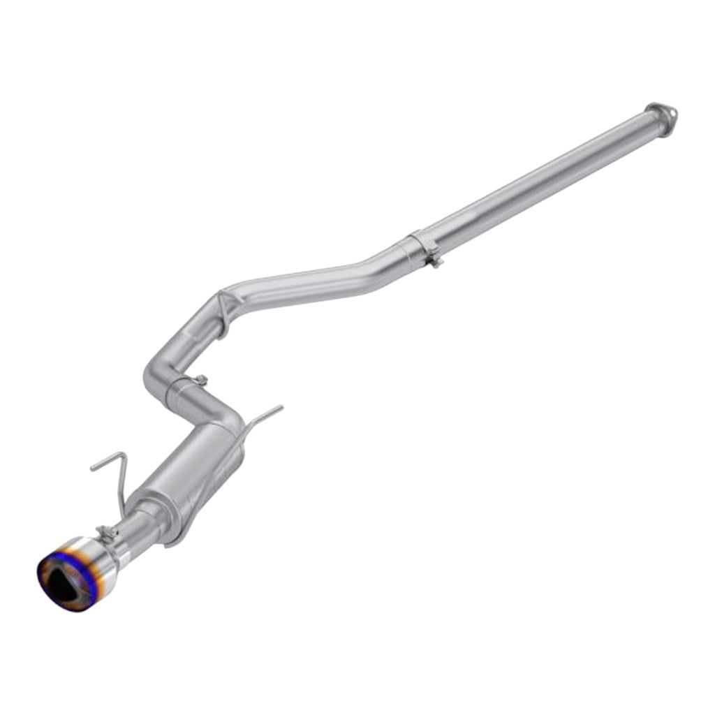 MBRP S48093BE Cat-Back 3" Armor Pro (T304 Stainless Steel / Single with Burnt End Tip) for SUBARU WRX (VB) 2022- Photo-0