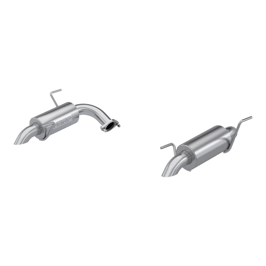 MBRP S4812304 Axle-Back 2.5" Armor Pro (T304 Stainless Steel / Dual) for SUBARU Outback XT / Wilderness 2.4L Turbo 2020- Photo-0