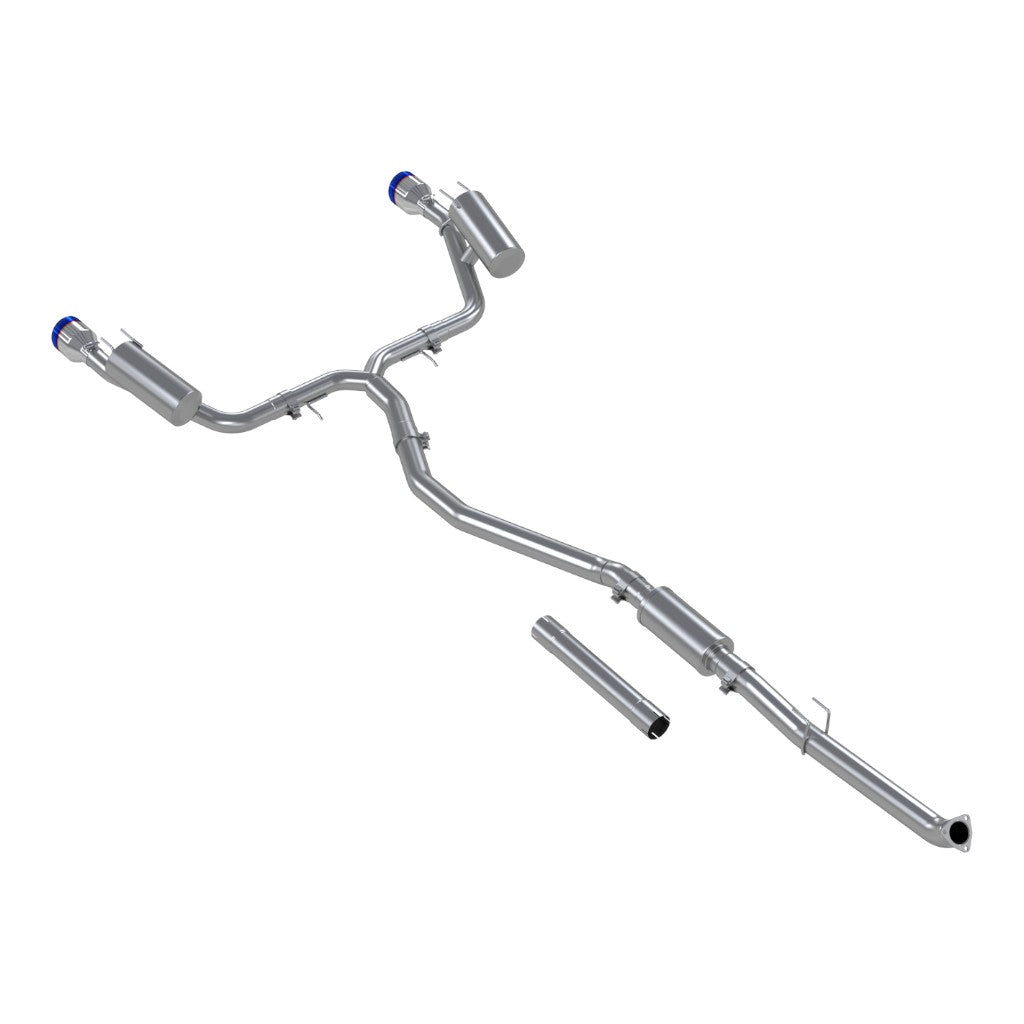 MBRP S49033BE Cat-Back 3" Armor Pro (T304 Stainless Steel / Dual with Burnt End Tips) for HONDA Civic SI 1.5L 2022- Photo-0