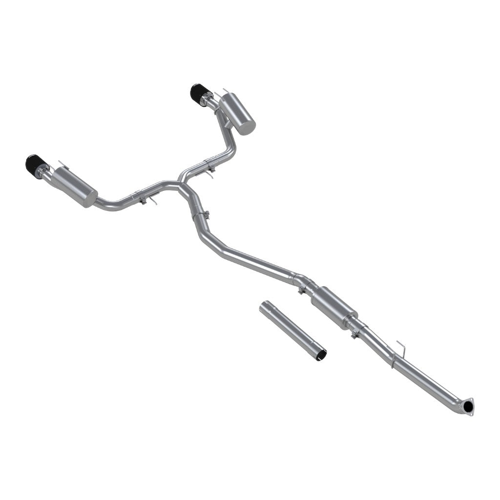 MBRP S49033CF Cat-Back 3" Armor Pro (T304 Stainless Steel / Dual with Carbon End Tips) for HONDA Civic SI 1.5L 2022- Photo-0
