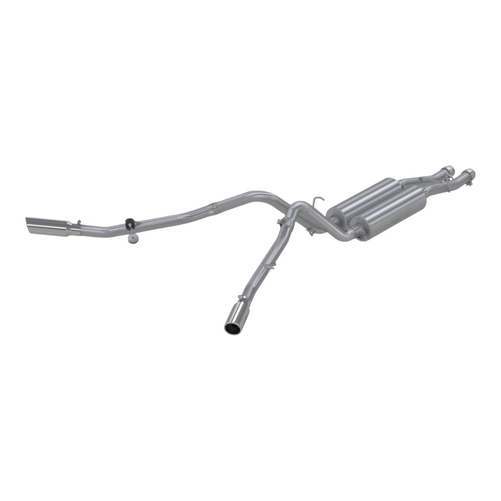 MBRP S5008409 Cat-Back 2.5" Armor Plus (T409 Stainless Steel / Dual) for CHEVROLET Silverado 1500 HD / GMC Sierra 1500 HD 2001-2006 Photo-0