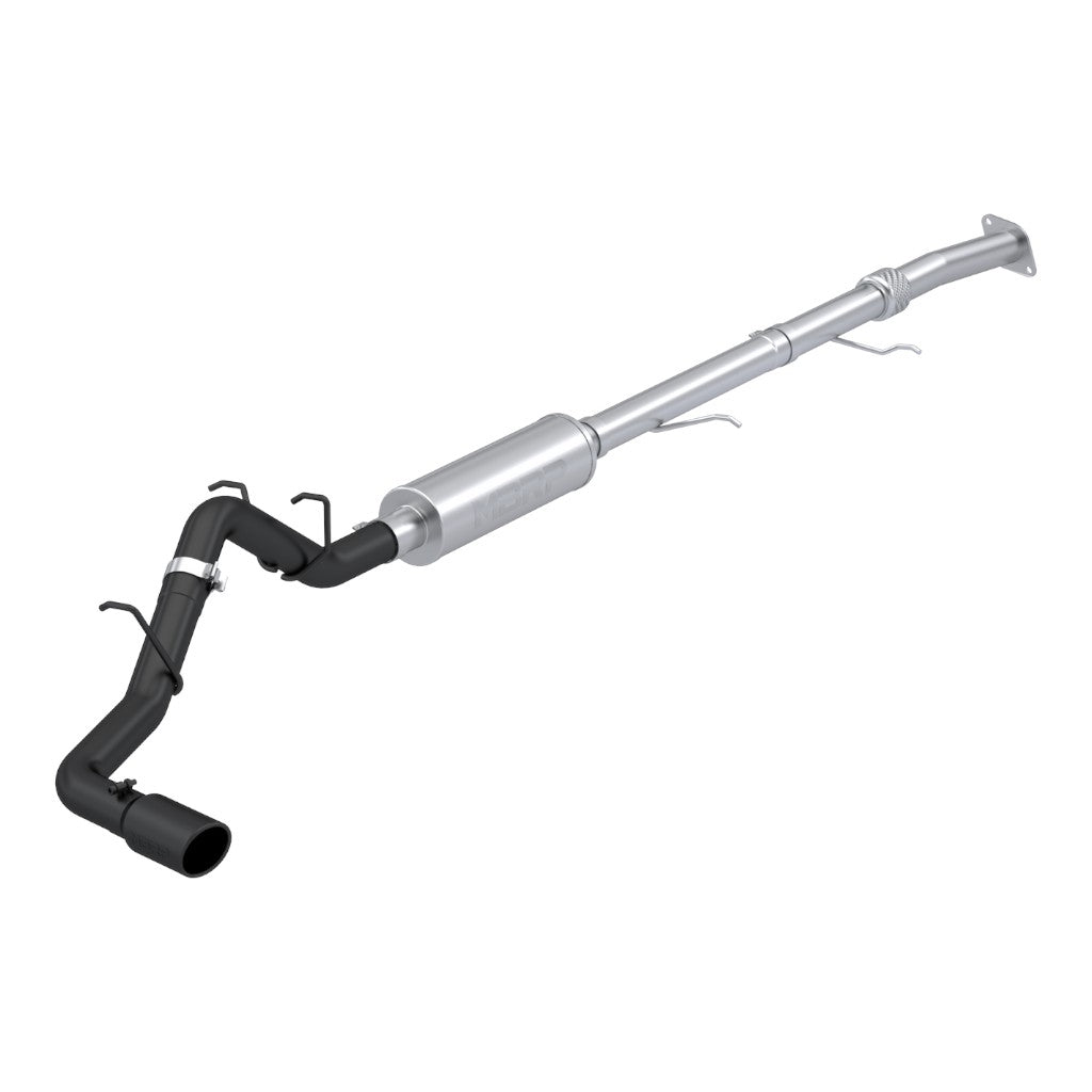 MBRP S5015BLK Cat-Back 3" Armor BLK (Black-Coated Aluminized Steel / Single) for CHEVROLET Colorado / GMC Canyon 2023- Photo-0