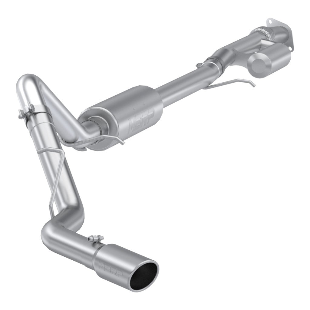 MBRP S5019AL Cat-Back 3" Armor Lite (Aluminized Steel / Single) for CHEVROLET Silverado 1500 / GMC Sierra 1500 2019- Photo-0