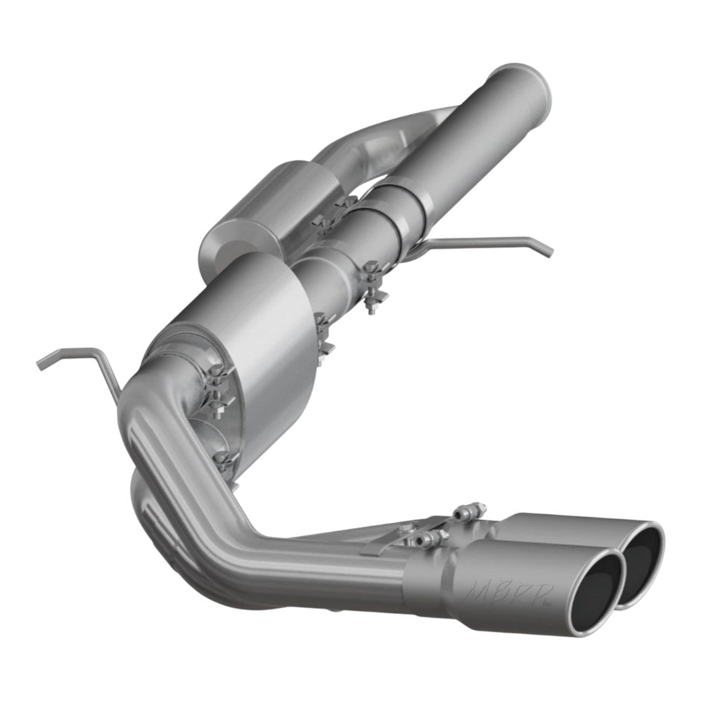 MBRP S5081304 Cat-Back 3" Armor Pro (T304 Stainless Steel / Dual) for CHEVROLET Silverado 1500 / GMC Sierra 1500 4.3L / 5.3L 2009-2018 Photo-0