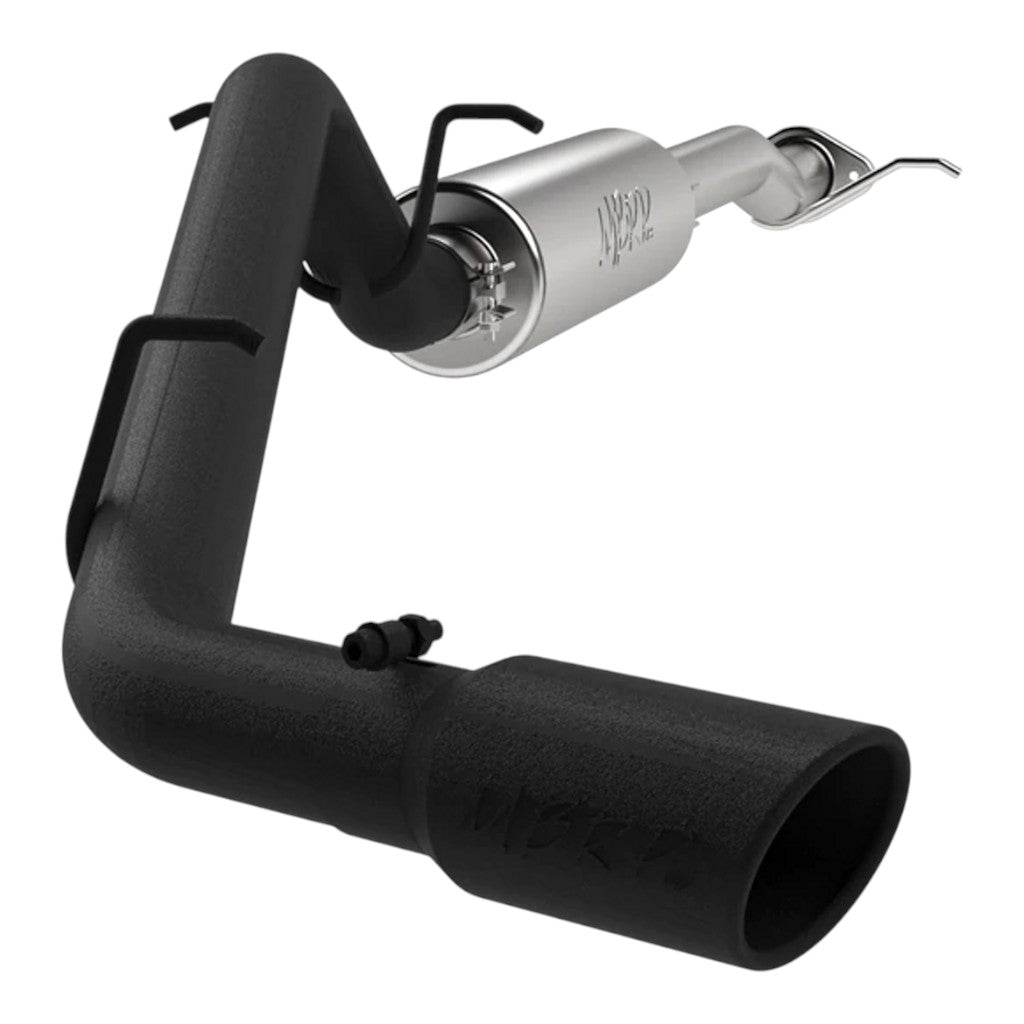 MBRP S5088BLK Cat-Back 3" Armor BLK (Black-Coated Aluminized Steel / Single) for CHEVROLET Colorado / GMC Canyon 2015-2016 Photo-0