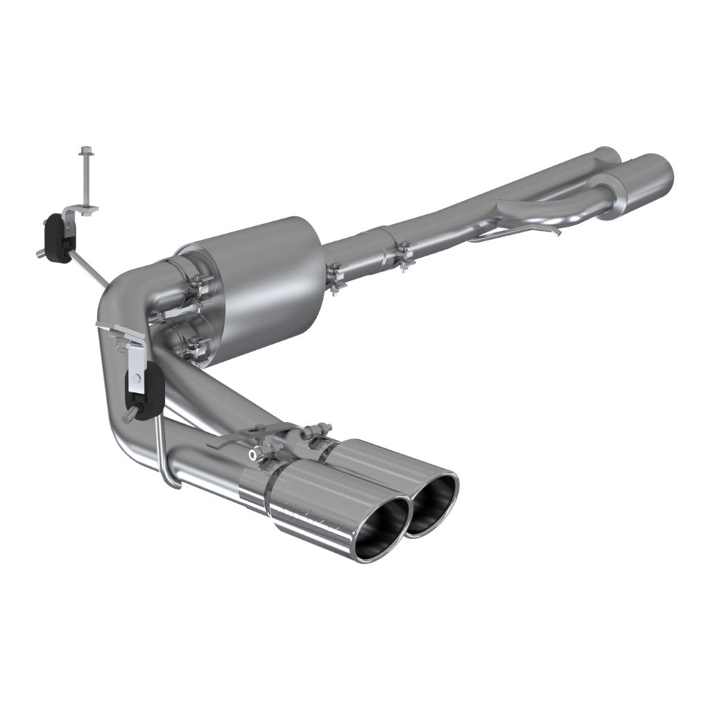 MBRP S5092AL Cat-Back 3" Armor Lite (Aluminized Steel / Dual) for CHEVROLET Silverado 1500 / GMC Sierra 1500 5.3L 2019- Photo-0