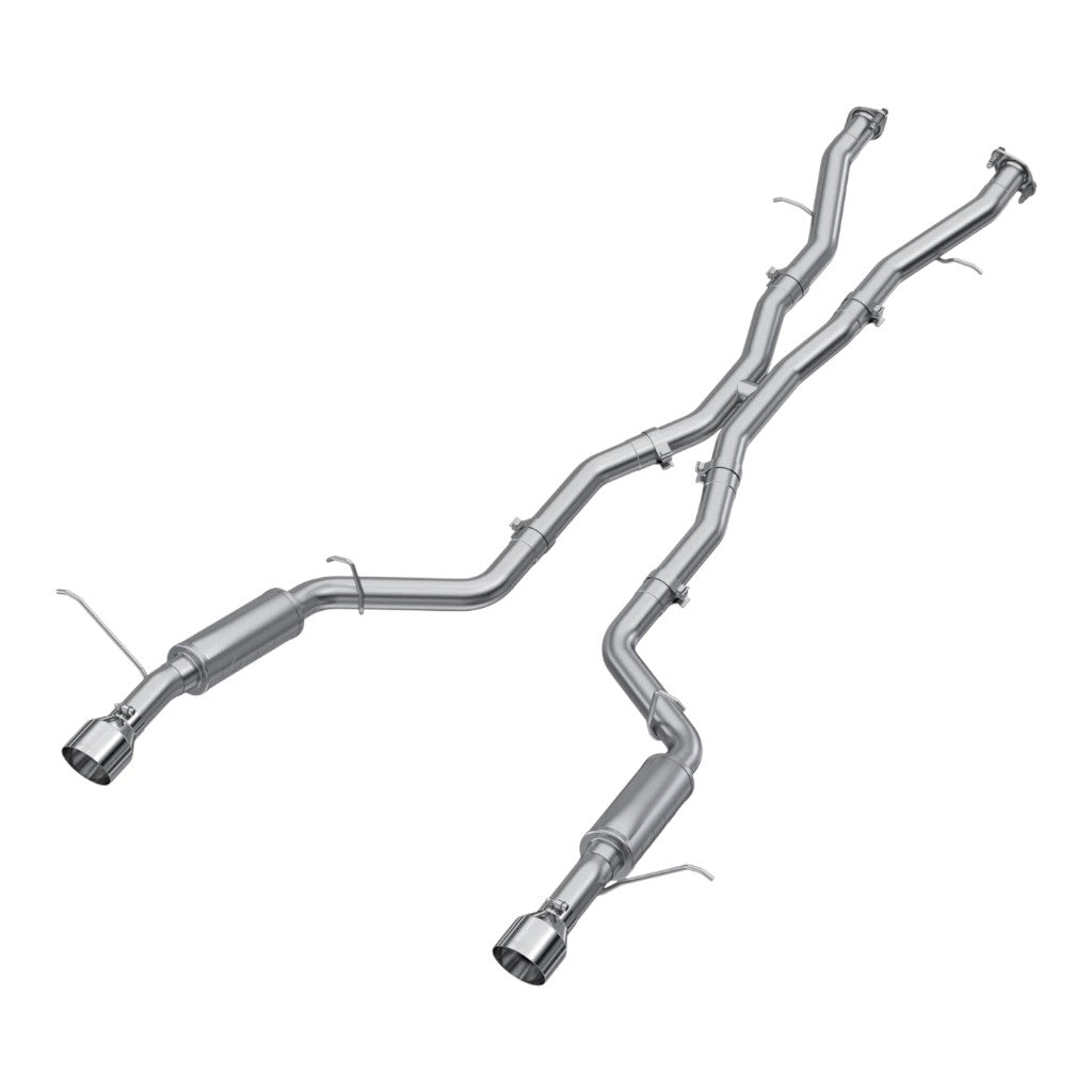 MBRP S5105AL Cat-Back 3" Armor Lite (Aluminized Steel / Dual) for DODGE Durango SRT / Durango SRT Hellcat 2018- Photo-0