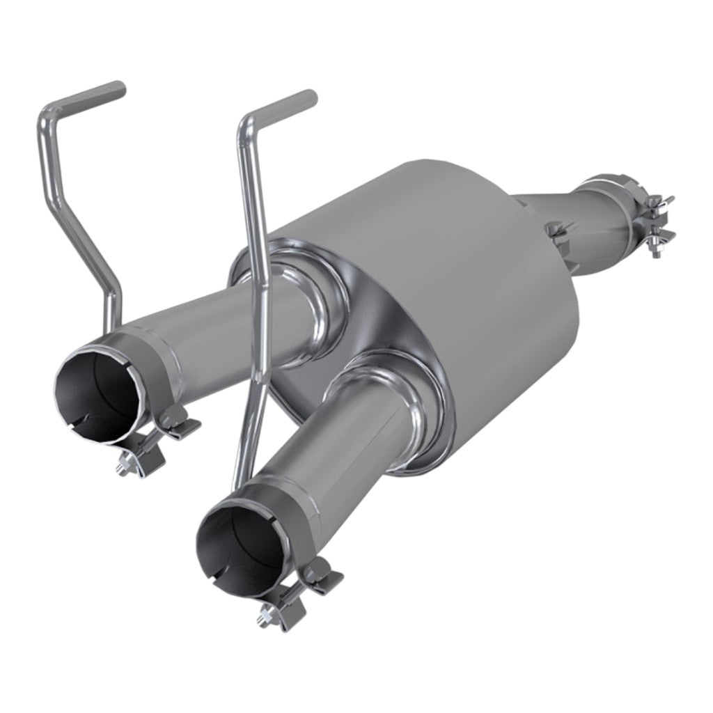 MBRP S5141409 Muffler Replacement Armor Plus (T409 Stainless Steel / 3" Single in 2.25" Dual Out) for DODGE Ram 1500 5.7L 2009-2010 Photo-0