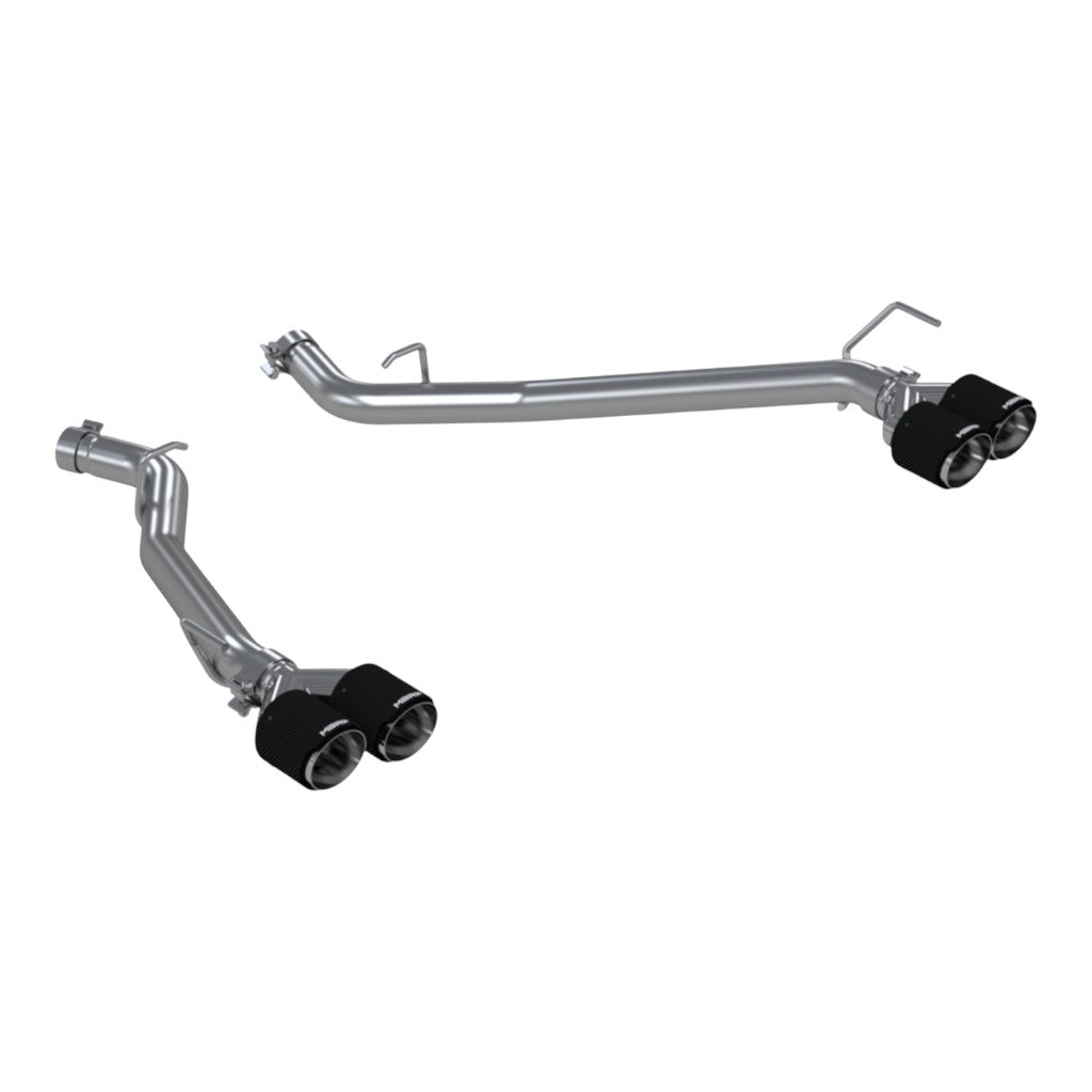 MBRP S52033CF Axle-Back 2.5" Armor Pro (T304 Stainless Steel / Dual with Carbon End Tips) for FORD Explorer ST/ LINCOLN Aviator 2020- Photo-0
