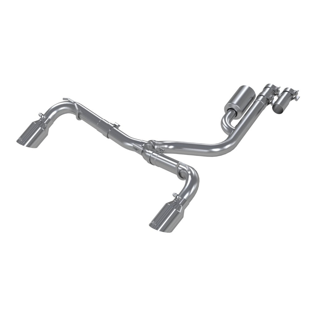 MBRP S5207AL Resonator-Back 2.5" Armor Lite (Aluminized Steel / Dual Split Rear) for FORD Bronco Sport 2.0L EcoBoost 2021- Photo-0