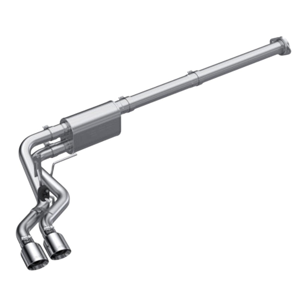 MBRP S5217304 Cat-Back 3" Armor Pro (T304 Stainless Steel / Dual) for FORD F-150 2.7L / 3.5L / 5.0L 2021- Photo-0