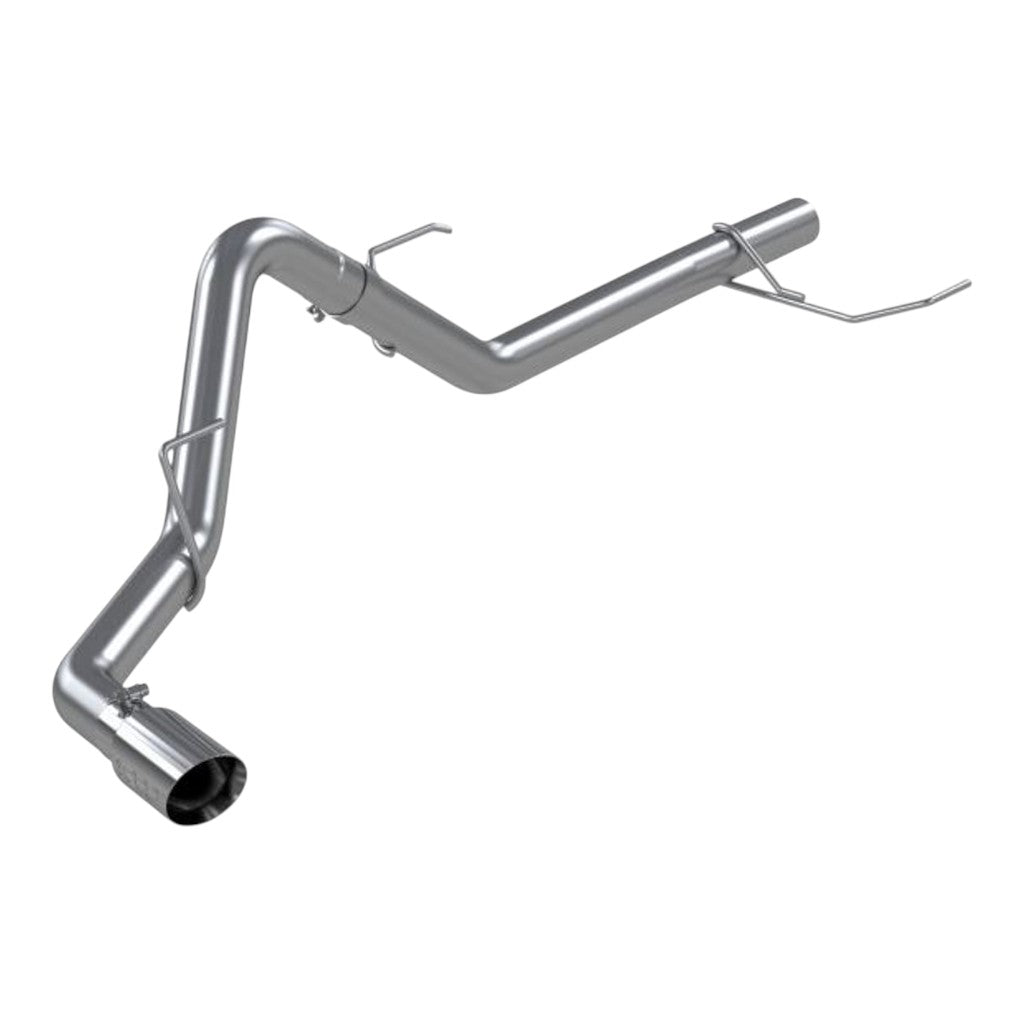 MBRP S5221304 Resonator-Back 3" Armor Pro (T304 Stainless Steel / Single Side Exit) for FORD F-150 3.5L PowerBoost Hybrid 2021- Photo-0