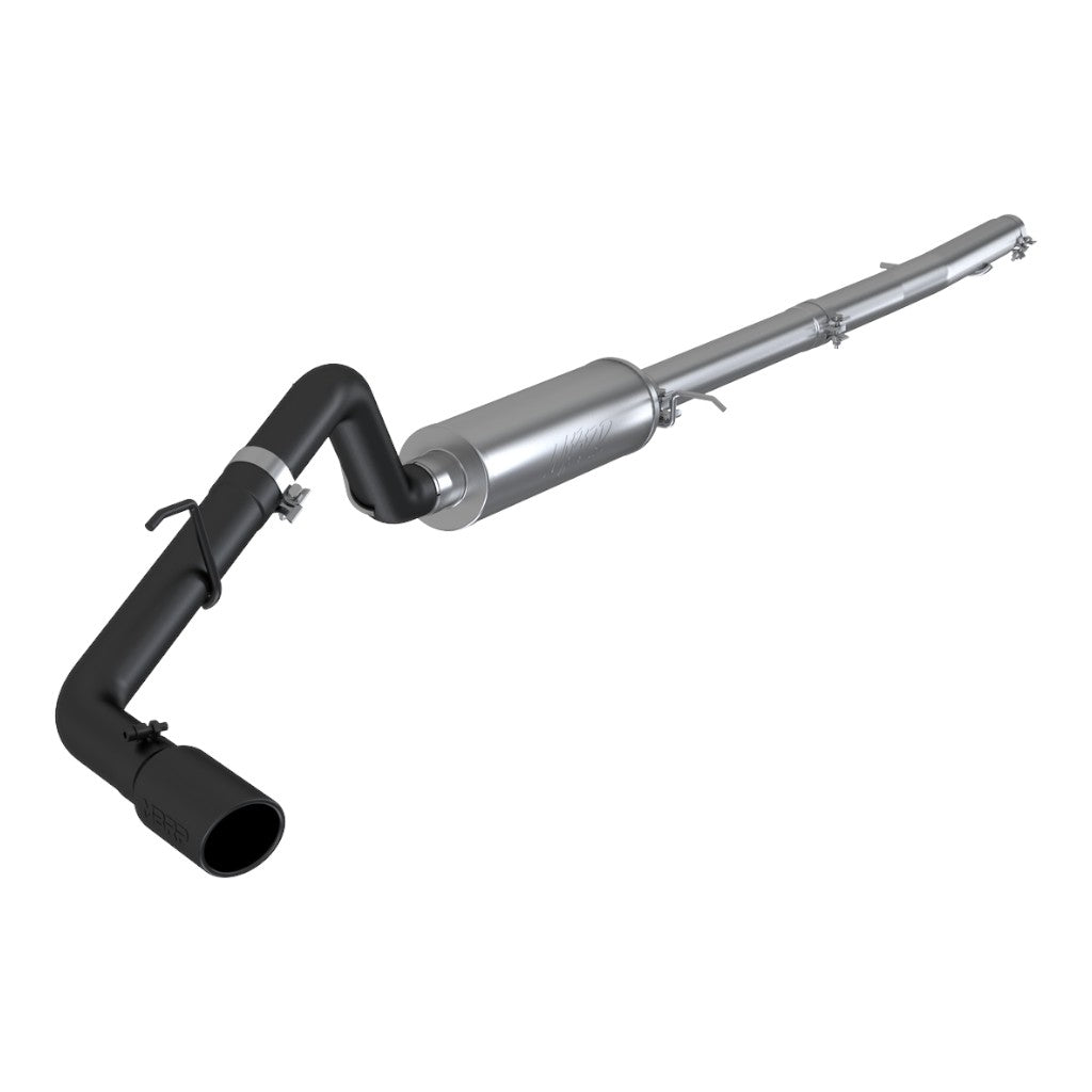 MBRP S5227BLK Cat-Back 3" Armor BLK (Black-Coated Aluminized Steel / Single) for FORD Ranger 2.3L EcoBoost 2019-2023 Photo-0