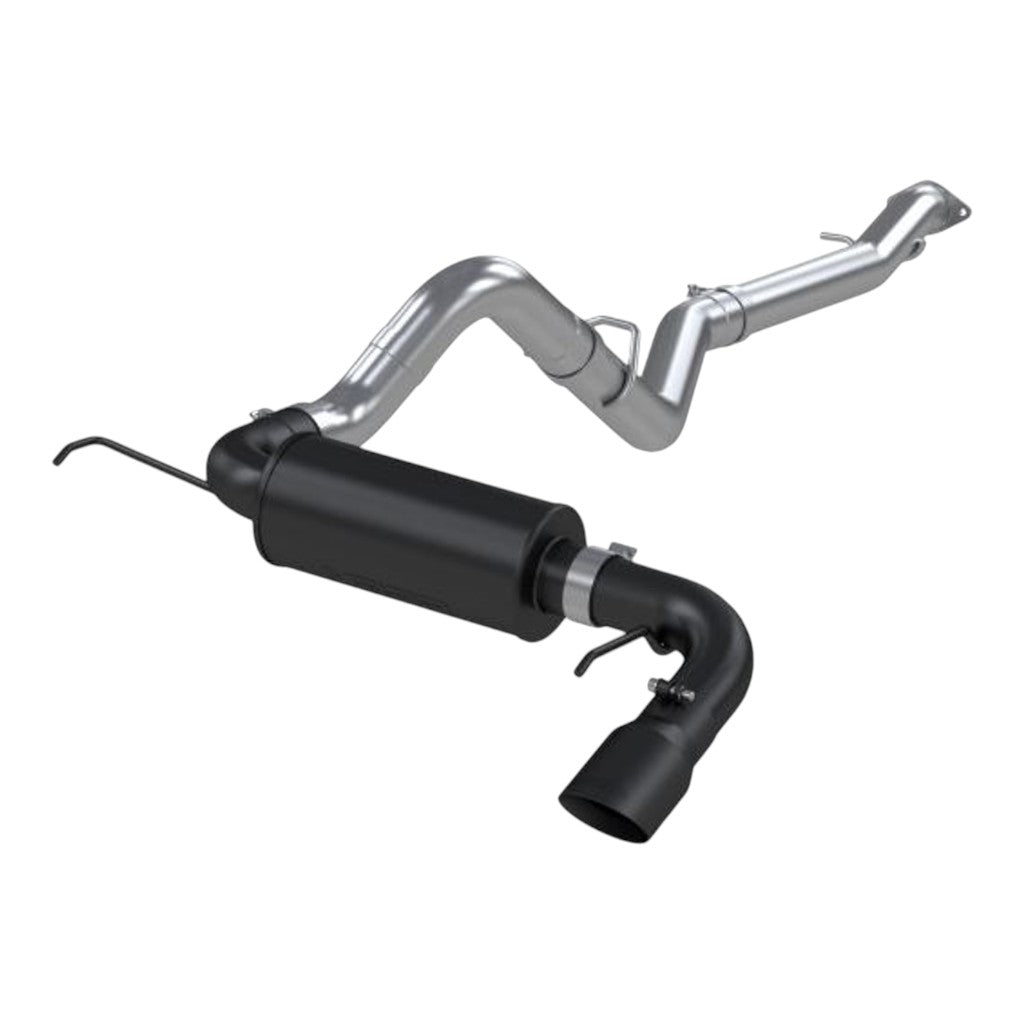 MBRP S5235BLK Cat-Back 3" Armor BLK (Black-Coated Aluminized Steel / Single) for FORD Bronco 2.3L / 2.7L EcoBoost 2021- Photo-0