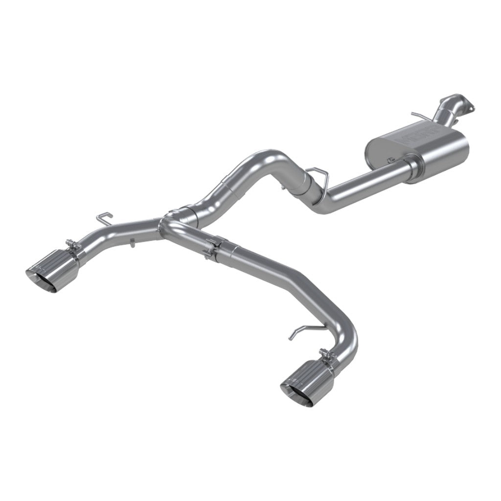 MBRP S5241AL Cat-Back 3" Armor Lite (Aluminized Steel / Dual) for FORD Bronco 2.3L / 2.7L EcoBoost 2021- Photo-0