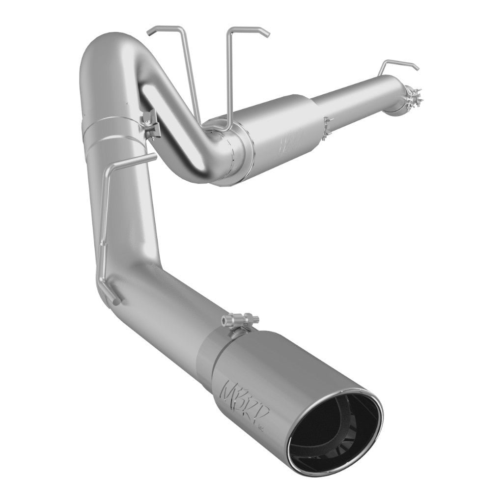 MBRP S5246AL Resonator-Back 4" Armor Lite (Aluminized Steel / Single Side Exit) for FORD F-250 / F-350 / F-450 6.2L 2011-2016 Photo-0