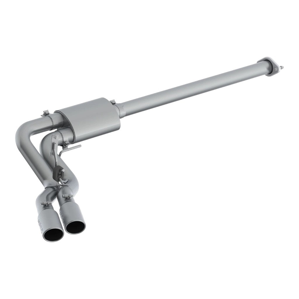 MBRP S5260409 Cat-Back 3" Armor Plus (T409 Stainless Steel / Dual) for FORD F-150 2015-2020 Photo-0