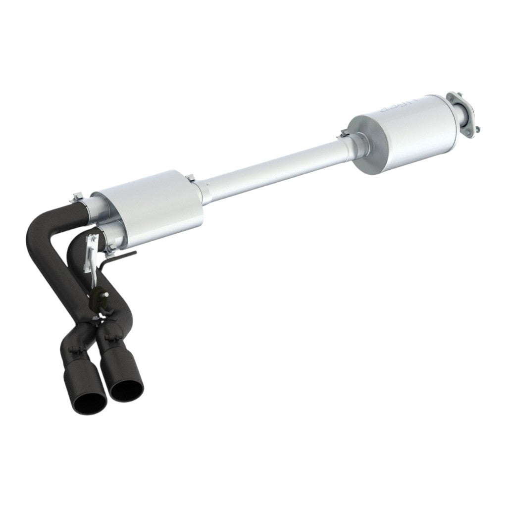 MBRP S5262BLK Cat-Back 3" Armor BLK (Black-Coated Aluminized Steel / Dual) for FORD F-150 2015-2020 Photo-0