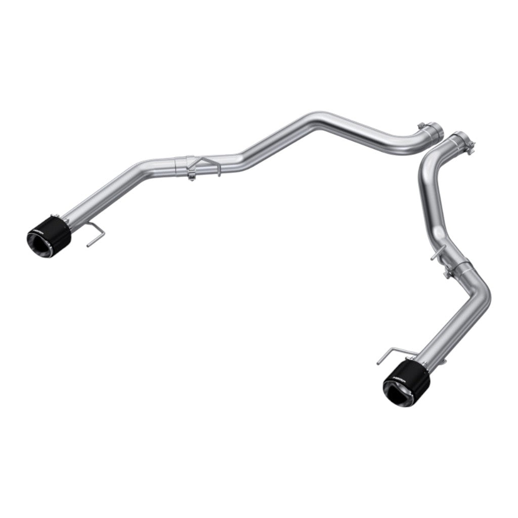MBRP S52663CF Axle-Back 3" Armor Pro (T304 Stainless Steel / Dual with Carbon End Tips) for FORD F-150 Raptor R 5.2L 2023- Photo-0