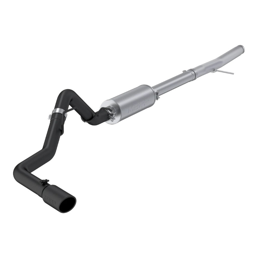 MBRP S5269BLK Cat-Back 3" Armor BLK (Black-Coated Aluminized Steel / Single) for FORD Ranger 2.3L EcoBoost 2024- Photo-0