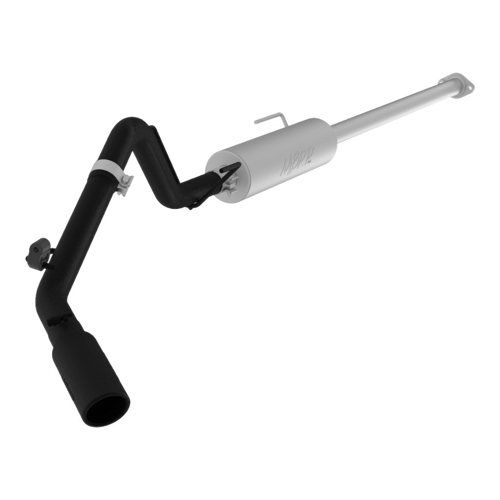 MBRP S5326BLK Cat-Back 2.5" Armor BLK (Black-Coated Aluminized Steel / Single) for TOYOTA Tacoma 4.0L 2005-2015 Photo-0