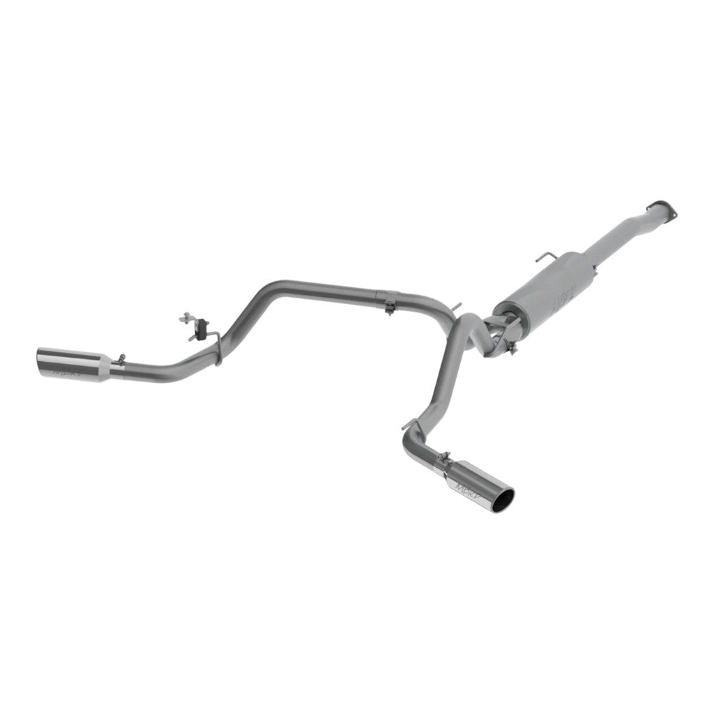 MBRP S5340409 Cat-Back 3" Armor Plus (T409 Stainless Steel / Dual) for TOYOTA Tacoma 3.5L 2016-2023 Photo-0