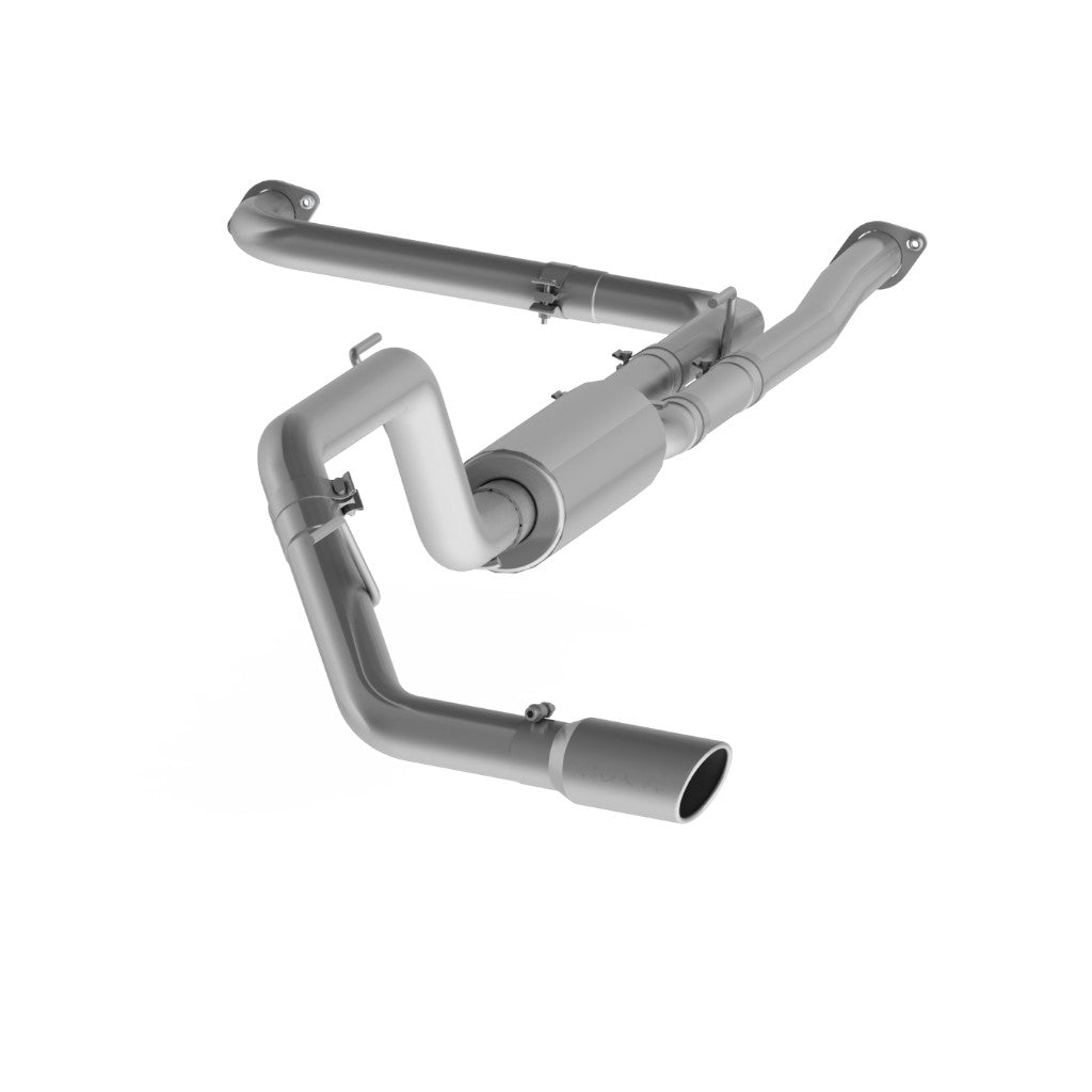 MBRP S5408AL Cat-Back 3" Armor Lite (Aluminized Steel / Single) for NISSAN Titan XD 5.6L 2016-2020 Photo-0