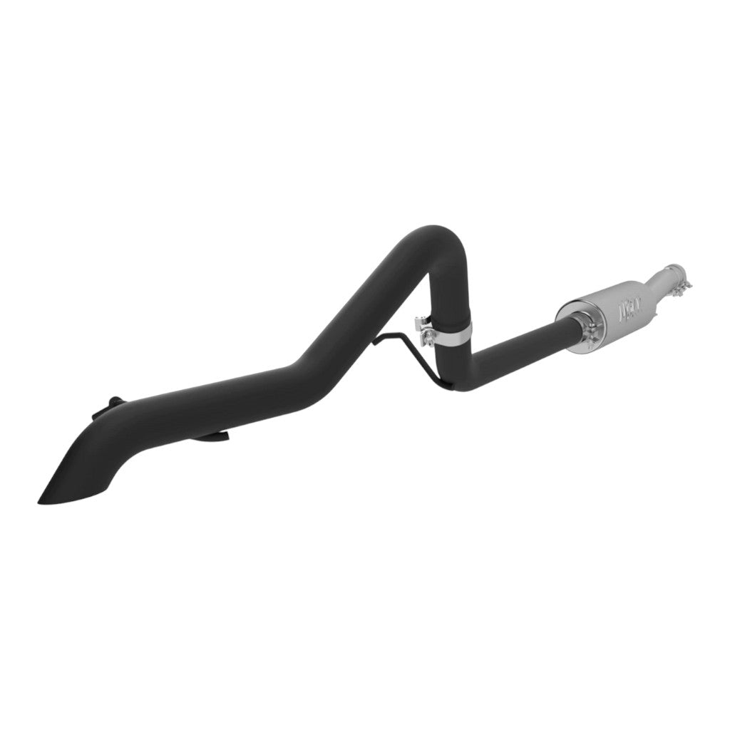 MBRP S5514BLK Off-Road Tail Pipe Pre-Axle Muffler 2.5" Armor BLK (Black-Coated Aluminized Steel) for JEEP Wrangler (JK) 2007-2011 Photo-0