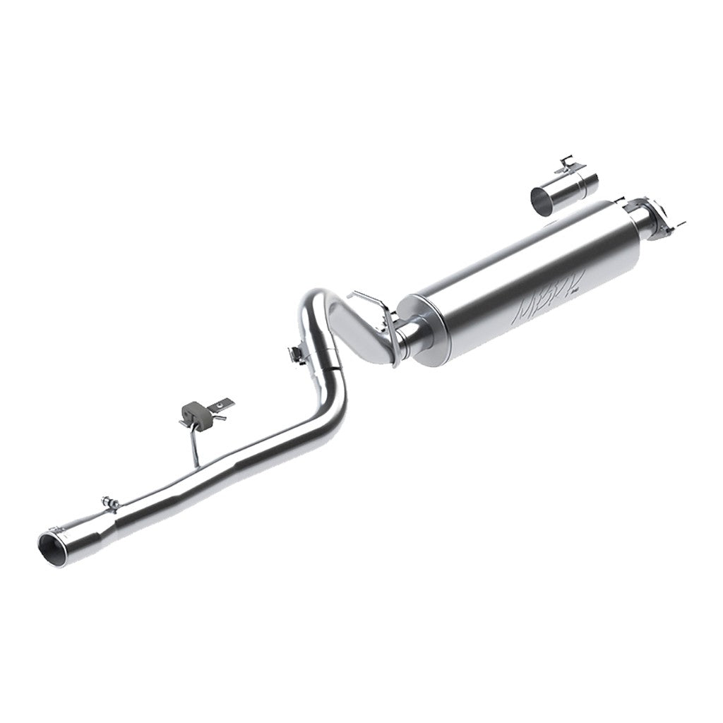 MBRP S5534409 Cat-Back 2.5" Armor Plus (T409 Stainless Steel / Single) for JEEP Cherokee 1986-2000 Photo-0