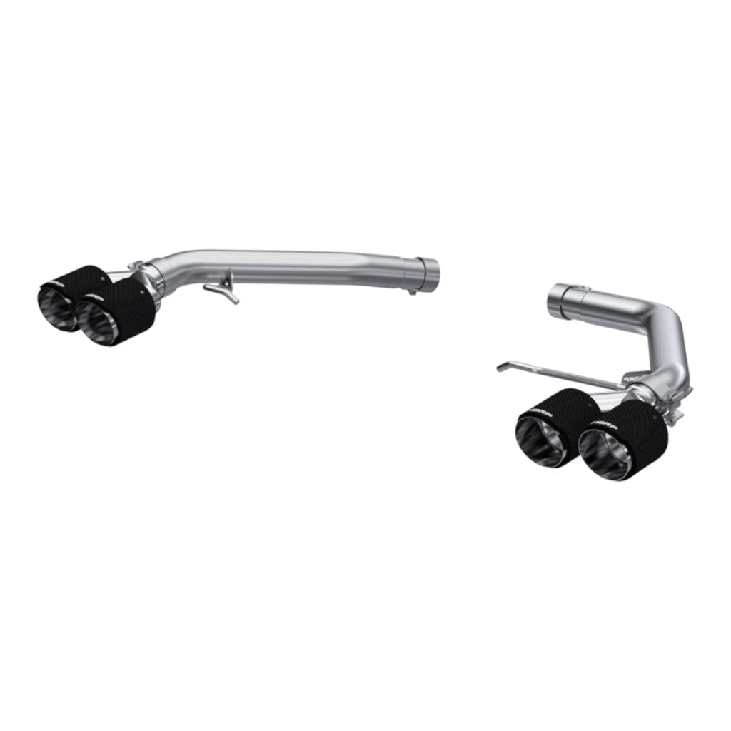 MBRP S56033CF Axle-Back 2.5" Armor Pro (T304 Stainless Steel / Dual with Carbon End Tips) for AUDI SQ5 2014-2017 Photo-0