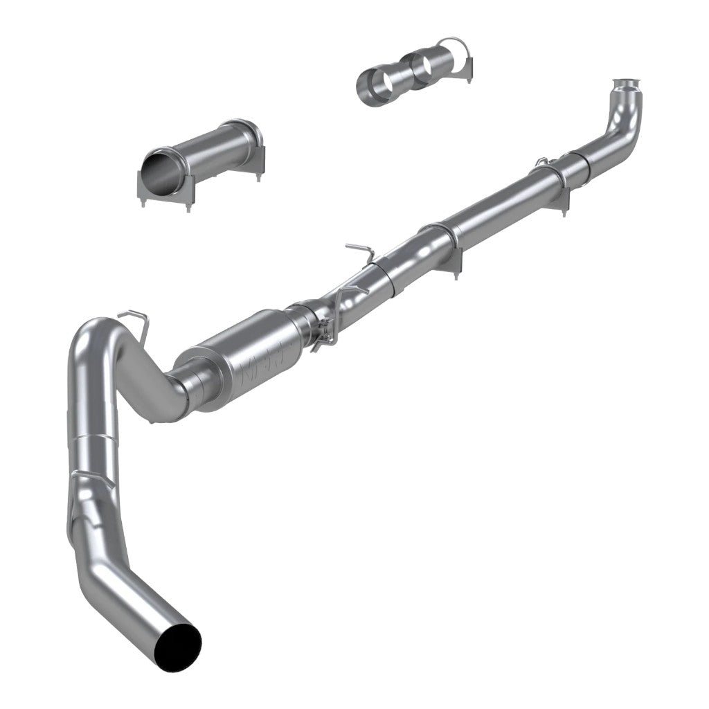 MBRP S6004P Cat-Back 4" Armor Lite (Aluminized Steel / Single) for CHEVROLET Silverado 2500 / 3500 / GMC Sierra 2500 / 3500 2001-2007 Photo-0