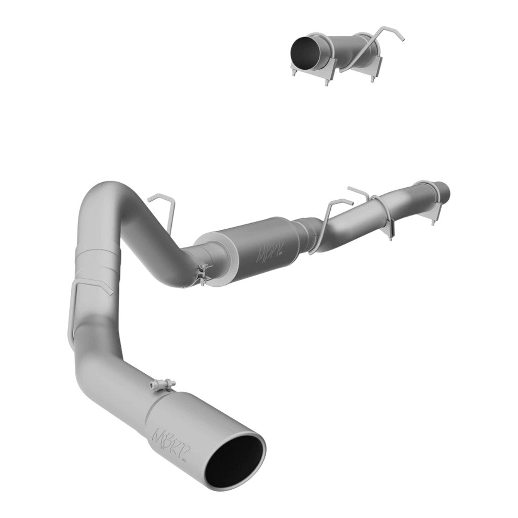 MBRP S6012409 Cat-Back 4" Armor Plus (T409 Stainless Steel / Single) for CHEVROLET Silverado 2500 / 3500 / GMC Sierra 2500 / 3500 2006-2007 Photo-0