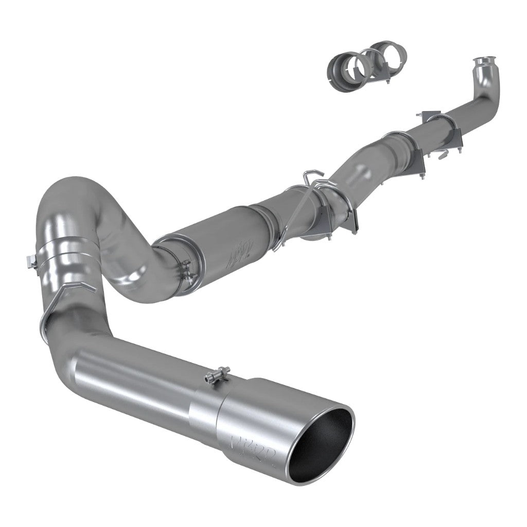 MBRP S60200409 Cat-Back 5" Armor Plus (T409 Stainless Steel / Single) for CHEVROLET Silverado 2500 / 3500 / GMC Sierra 2500 / 3500 2001-2007 Photo-0