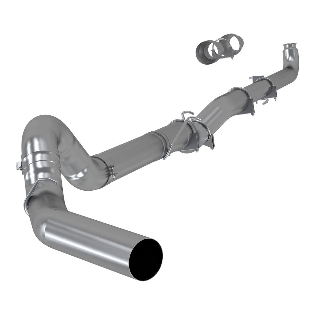 MBRP S60200SLM Cat-Back 5" Armor Plus (T409 Stainless Steel / Single) for CHEVROLET Silverado 2500 / 3500 / GMC Sierra 2500 / 3500 2001-2007 Photo-0