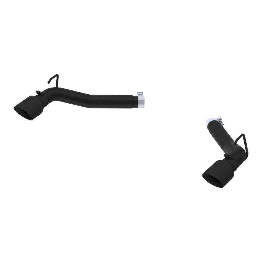 MBRP S7019BLK Axle-Back 3" Armor BLK (Black-Coated Aluminized Steel / Dual) for CHEVROLET Camaro 6.2L 2010-2015 Photo-0