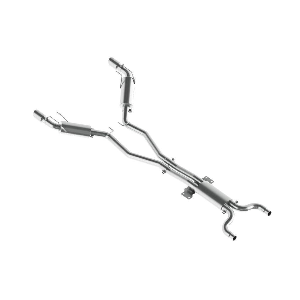 MBRP S7024409 Cat-Back 3" Armor Plus (T409 Stainless Steel / Dual with Round Tips) for CHEVROLET Camaro 6.2L 2010-2015 Photo-0