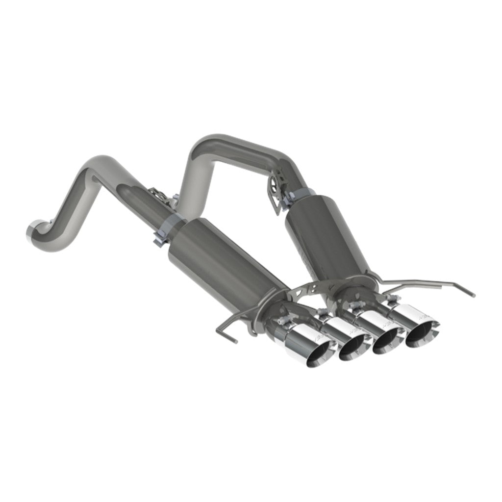 MBRP S7030304 Axle-Back 3" Armor Pro (T304 Stainless Steel / Dual with Quad Dual Wall Tips) for CHEVROLET Corvette 6.2L 2014-2019 Photo-0
