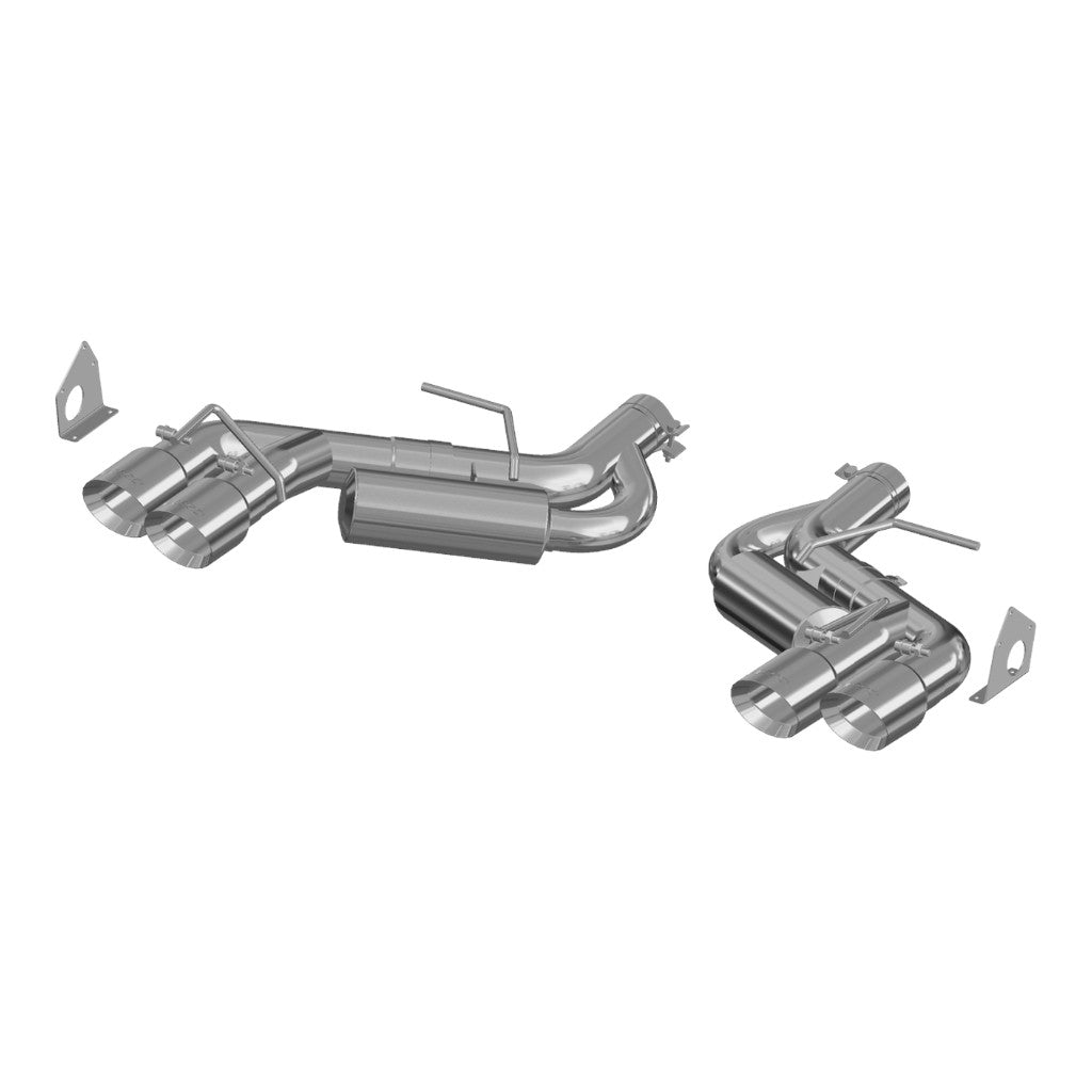 MBRP S7036409 Axle-Back 3" Armor Plus (T409 Stainless Steel / Dual) for CHEVROLET Camaro ZL1 / SS 2017-2024 Photo-0