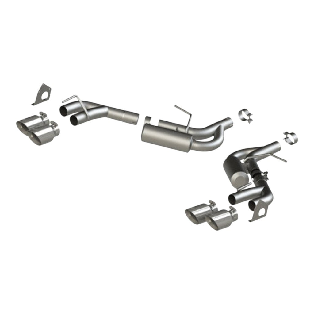 MBRP S7039304 Axle-Back 2.5" Armor Pro (T304 Stainless Steel / Dual) for CHEVROLET Camaro V6 3.6L RS 2016-2024 Photo-0