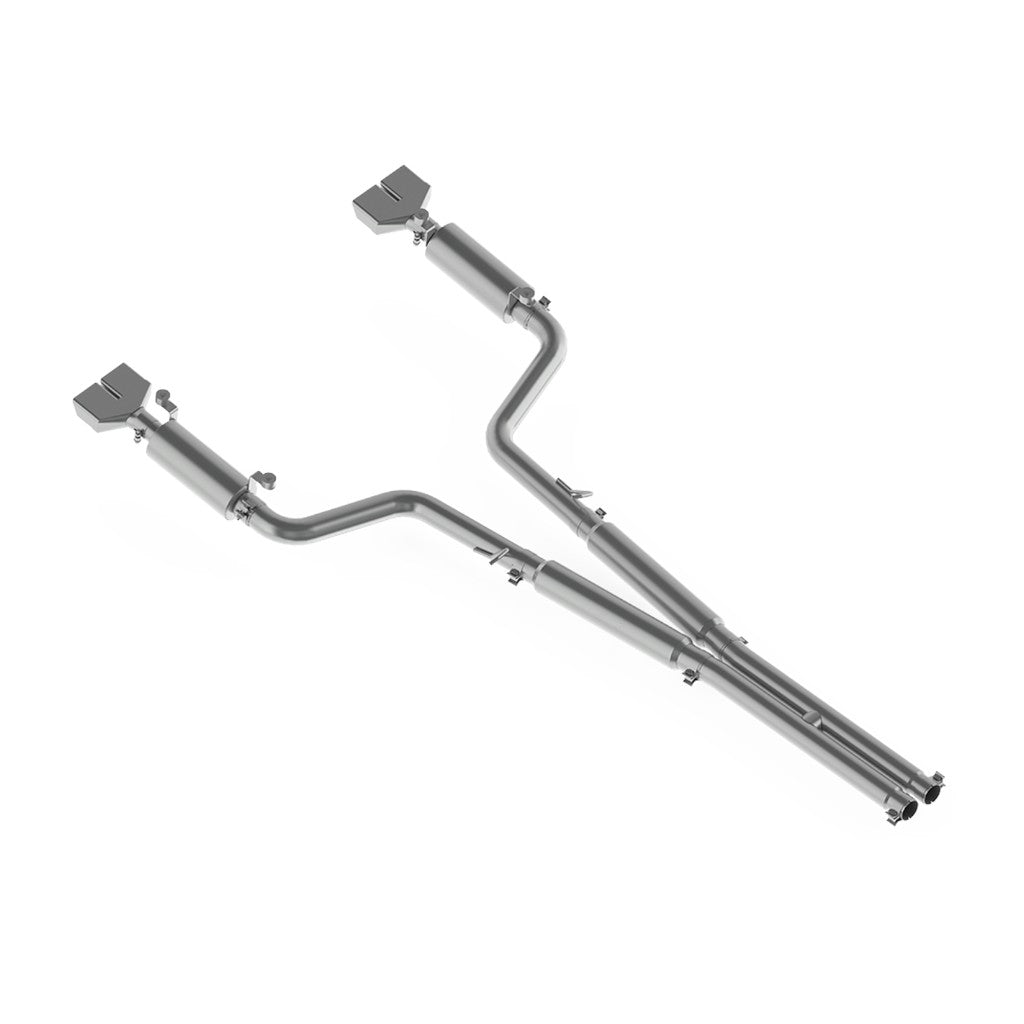 MBRP S7104409 Cat-Back 3" Armor Plus (T409 Stainless Steel / Dual) for DODGE Challenger RT 5.7L 2009-2014 Photo-0