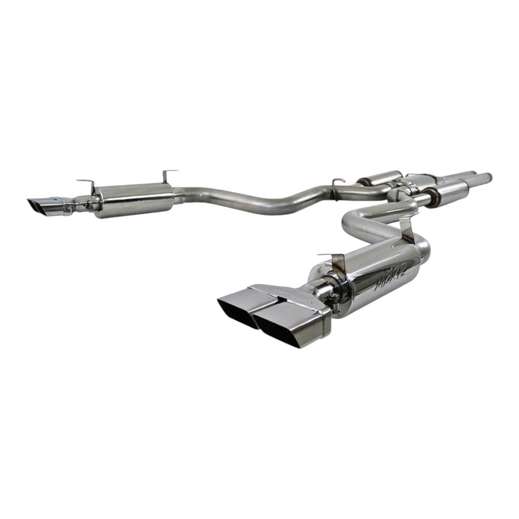 MBRP S7110304 Cat-Back 3" Armor Pro (T304 Stainless Steel / Dual) for DODGE Challenger SRT8 6.1L 2008-2014 Photo-0