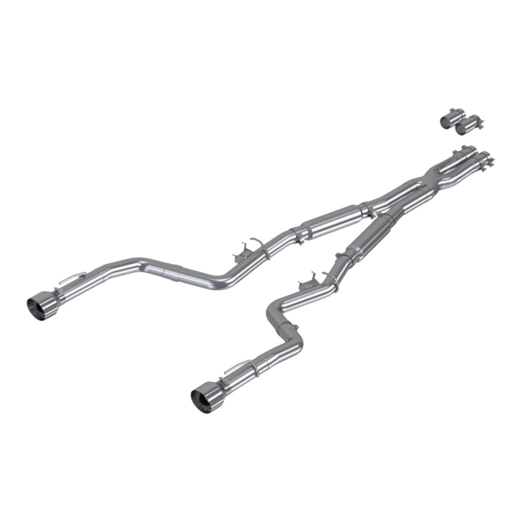 MBRP S7117AL Cat-Back 3" Armor Lite (Aluminized Steel / Dual) for DODGE Charger 5.7L / 6.2L / 6.4L 2015-2023 Photo-0
