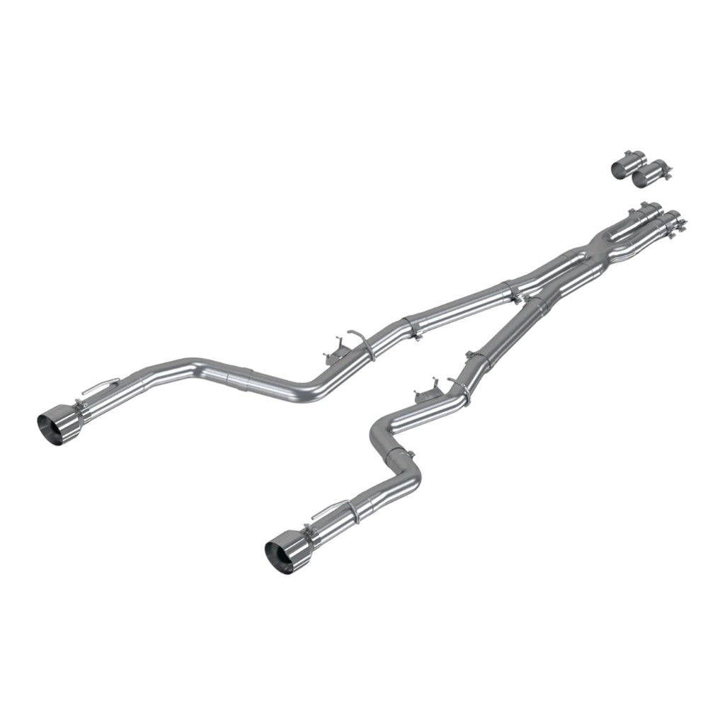 MBRP S7118AL Cat-Back 3" Armor Lite (Aluminized Steel / Dual) for DODGE Charger 5.7L / 6.2L / 6.4L 2017-2023 Photo-0