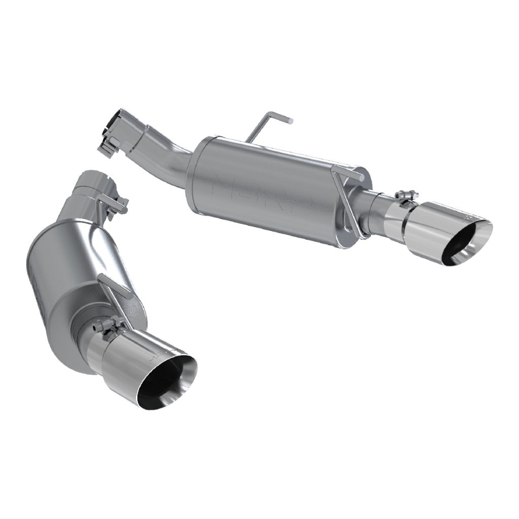 MBRP S7200304 Axle-Back 2.5" Armor Pro (T304 Stainless Steel / Dual) for FORD Mustang GT500 5.4L / GT 4.6L 2007-2010 Photo-0
