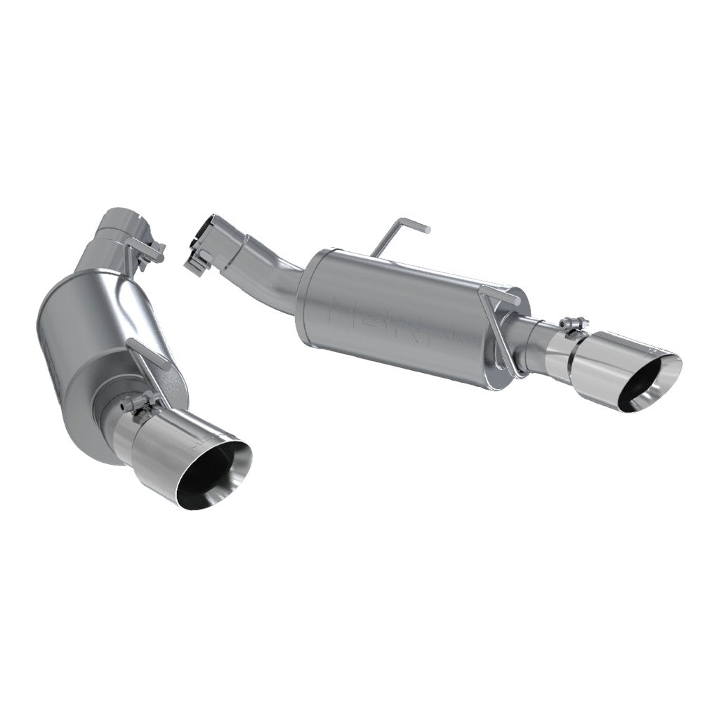 MBRP S7200AL Axle-Back 2.5" Armor Lite (Aluminized Steel / Dual) for FORD Mustang GT500 5.4L / GT 4.6L 2005-2010 Photo-0